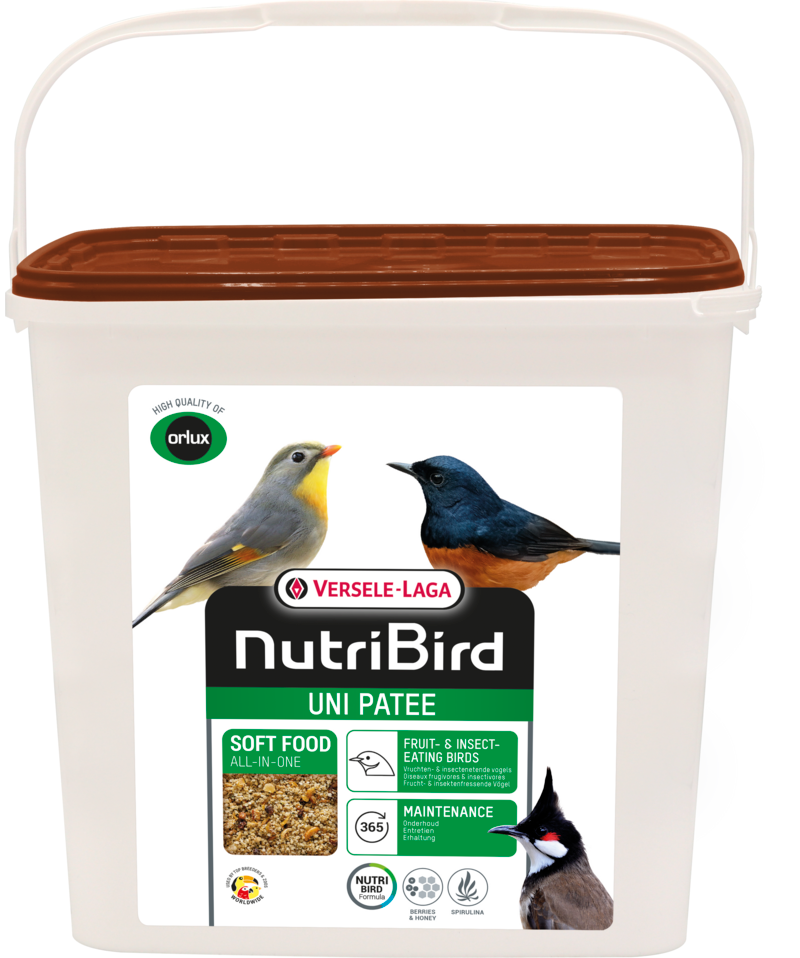 Versele Laga Nutribird Uni Patee Softbill Food Fruit & Insect-eating Birds 5kg
