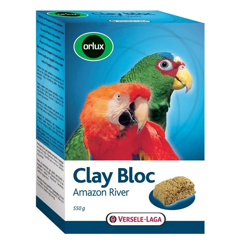 Versele Laga Orlux Clay Bloc Amazon River (Parrots & Parakeets) 550g x1