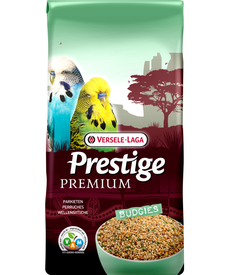 Versele Laga Prestige Premium BUDGIES Seeds with extruded VAM pellets 2.5kg