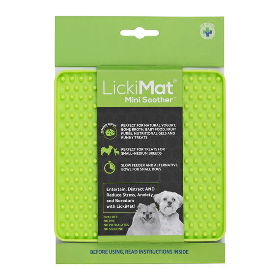 Lickimat Mini Classic Soother Slow Feeder Boredom Buster slow feeder for dogs