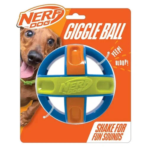 Nerf Dog Giggle Ball 5" Dog/Puppy Toy Noise