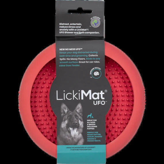 LickiMat UFO Bordem Buster for Dogs - Slow Feeding Dog Bowl Lick Mat - All Dogs