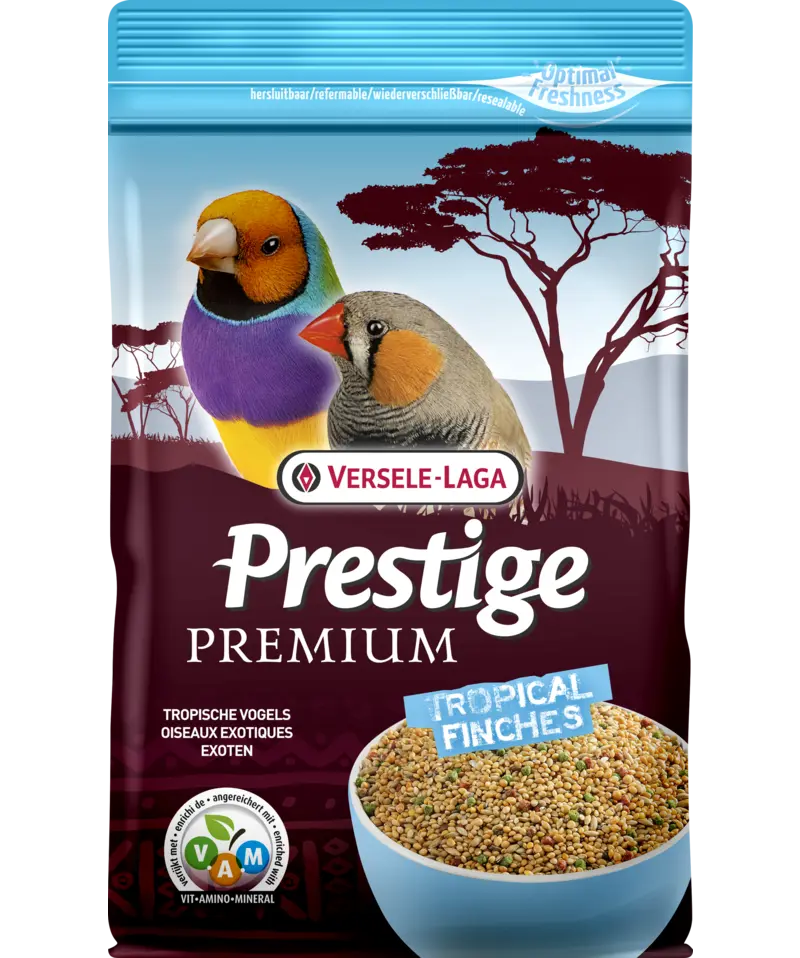 Versele Laga Prestige Premium Tropical Foreign Finch Seeds VAM Pellets 800G