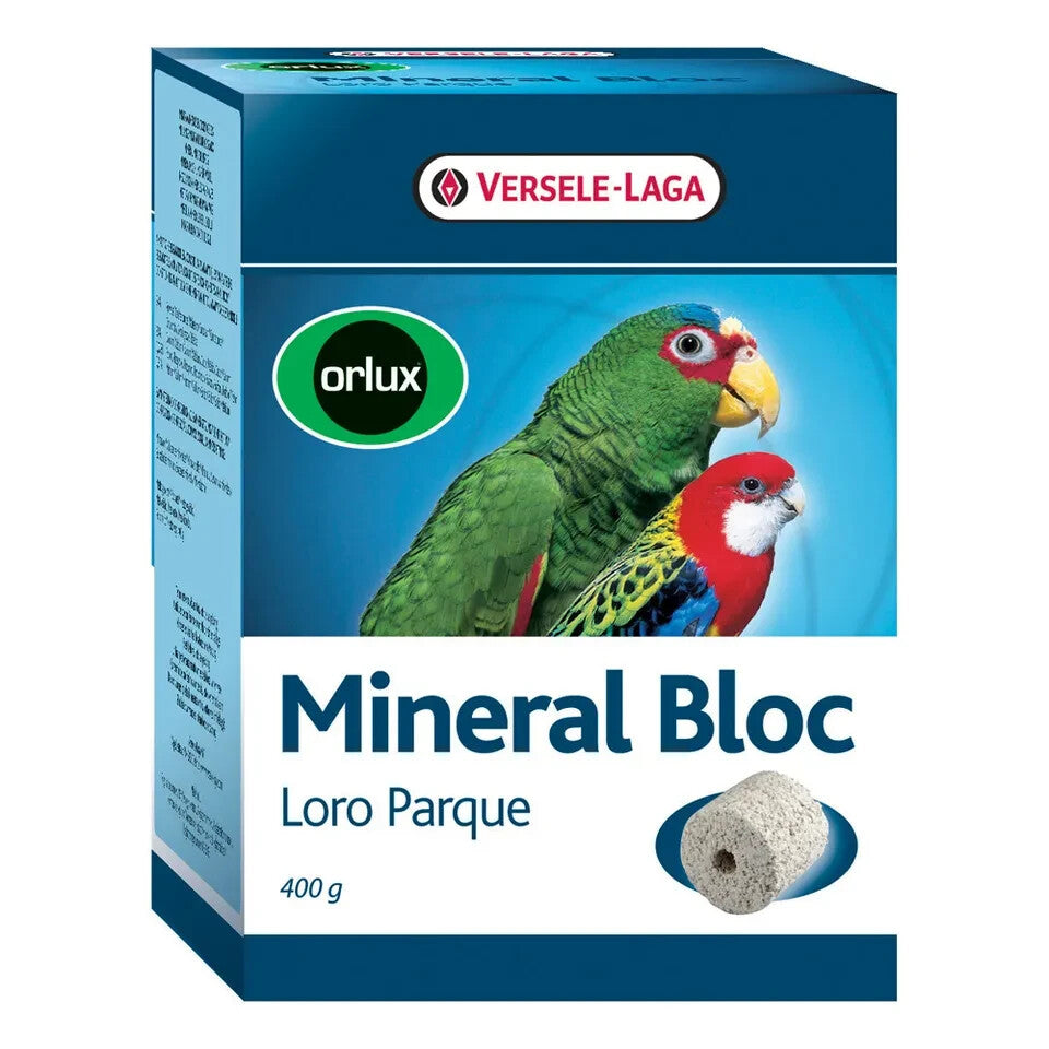 Versele Laga Orlux Mineral Bloc Loro Parque  (Parrots & Parakeets) 400g