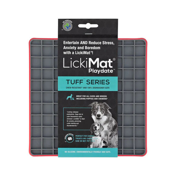 LickiMat Playdate Tuff Series slow feeder enrichment feeder dog large boredom