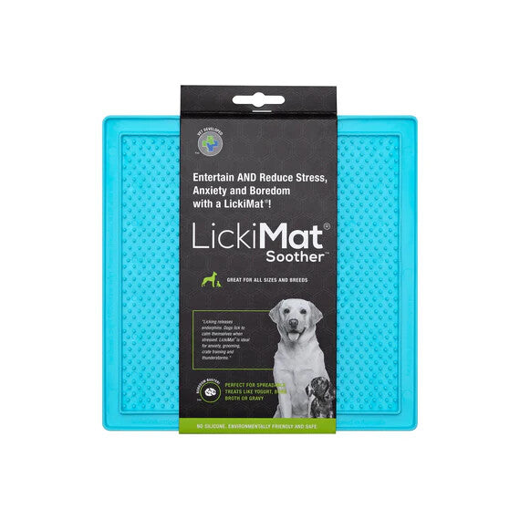 Lickimat Soother Treat Mat for Dogs, Cats & Puppies Interactive Feeder Toy