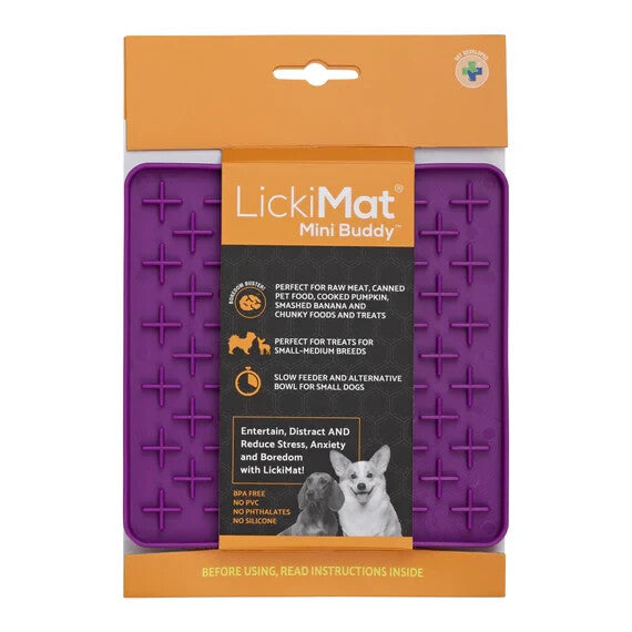 LickiMat Mini Buddy Slow Feeder Mat for dogs Perfect for Pet Treats