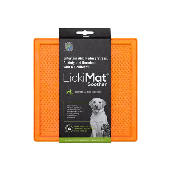 Lickimat Soother Treat Mat for Dogs, Cats & Puppies Interactive Feeder Toy