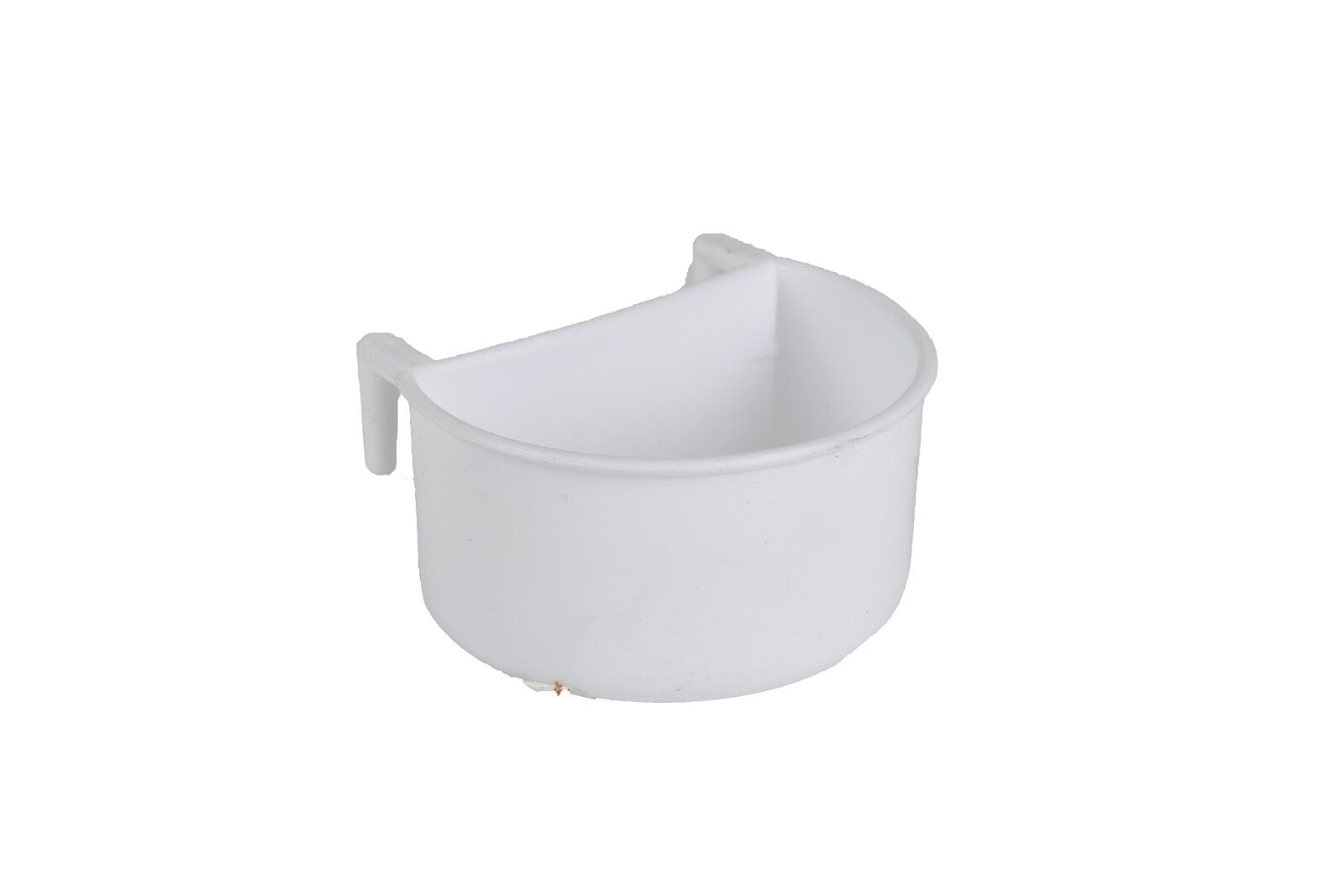 Pack of 5 plastic D-Cup 7.5 x 3.5cm hag on feeder budgie/finch/budgies