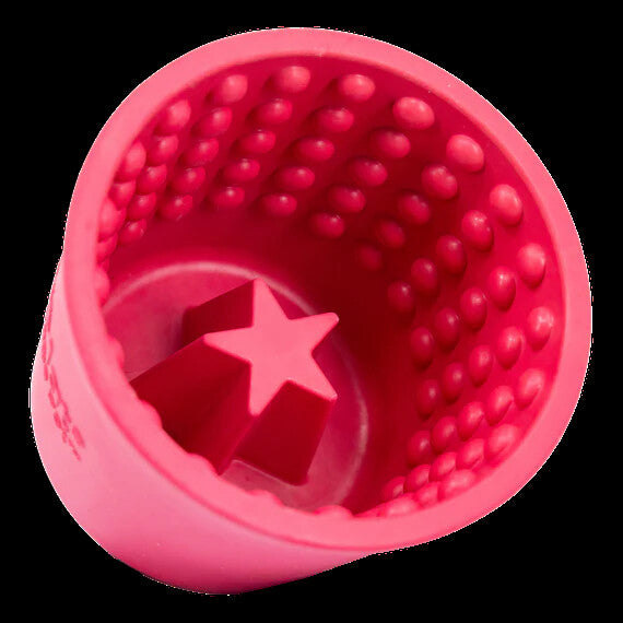 LickiMat yoggie Pot Boredom Buster Feeder for Dogs - Dog Interactive Enrichment