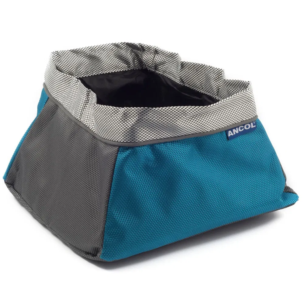 Ancol Portable Travel Pet Dog Water Bowl Hygienic Strong Lightweight Foldable