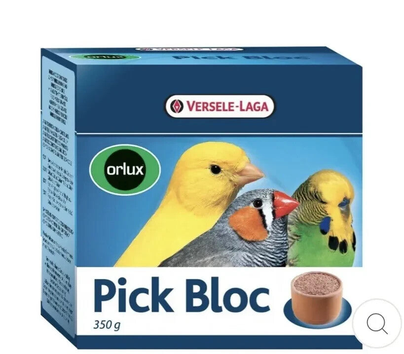 VERSELE LAGA ORLUX PICK BLOC BUDGIES CANARIES FINCHES 350G