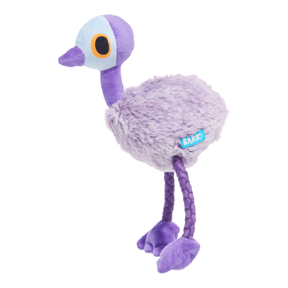 Bark Adelaide Emu Dog/Puppy Plush Rope Pull Through Toy