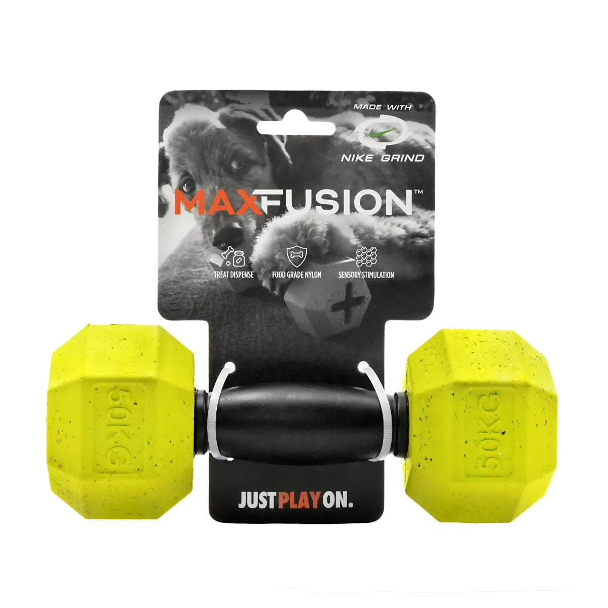 Nike Grind Recycled Footwear Dumbell L/XL Dispensing Dog Toy