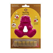 Dogsee Play TreatToy Pink Microwavable Yak Toy