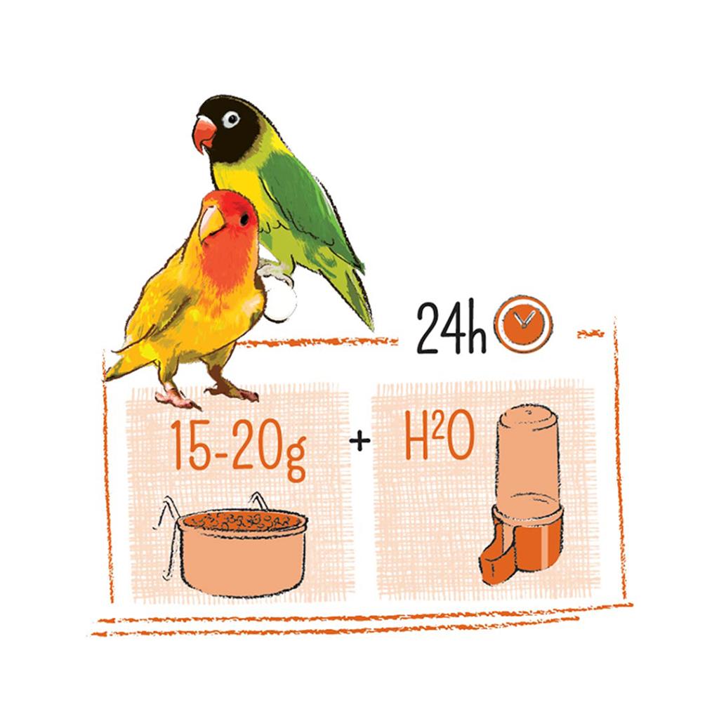 Witte Molen PUUR Lovebird Seed 750G