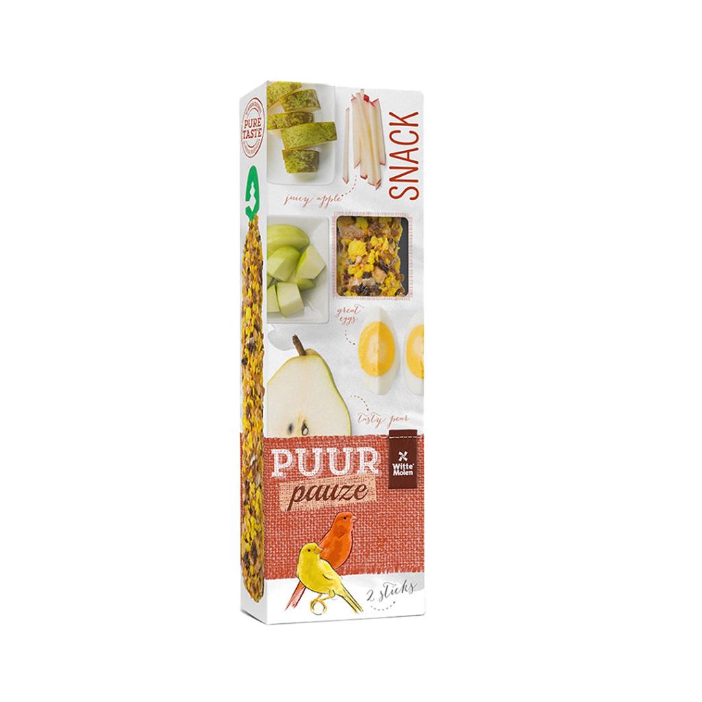 Witte Molen PUUR Pauze Canary Sticks Apple & Pear