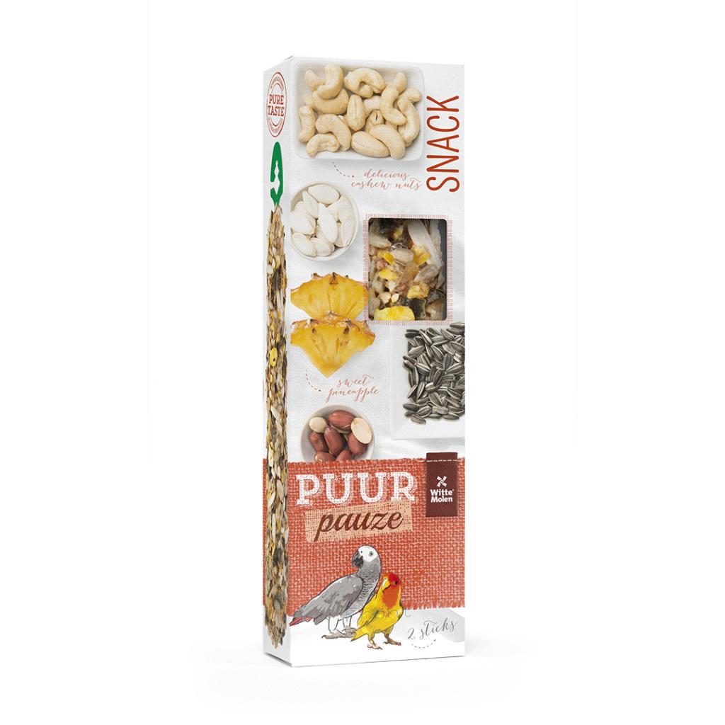 Witte Molen PUUR Pauze Parrot Sticks Pineapple & Peanut