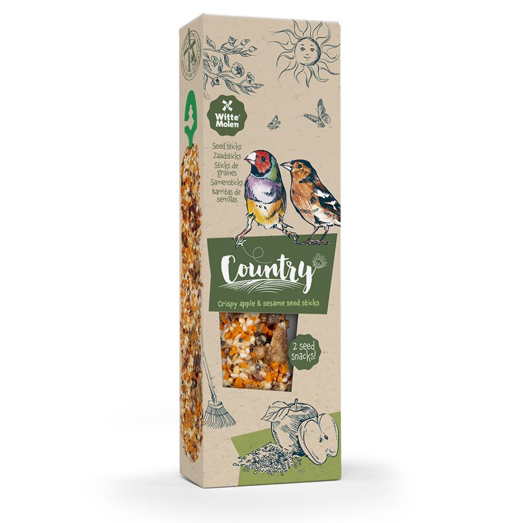 Witte Molen Country Finch Sticks Apple & Sesame Seed