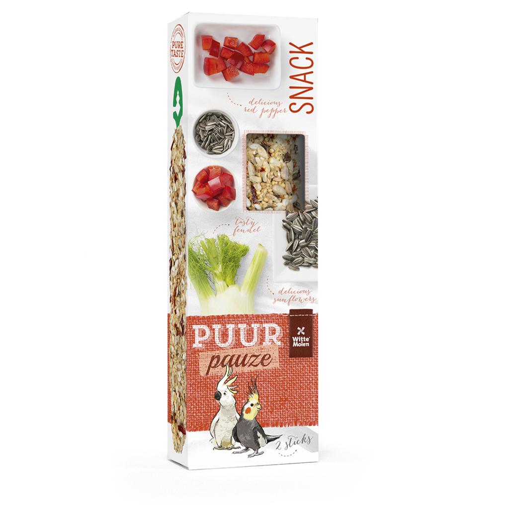 Witte Molen PUUR Large Parakeet Sticks Fennel & Red Pepper