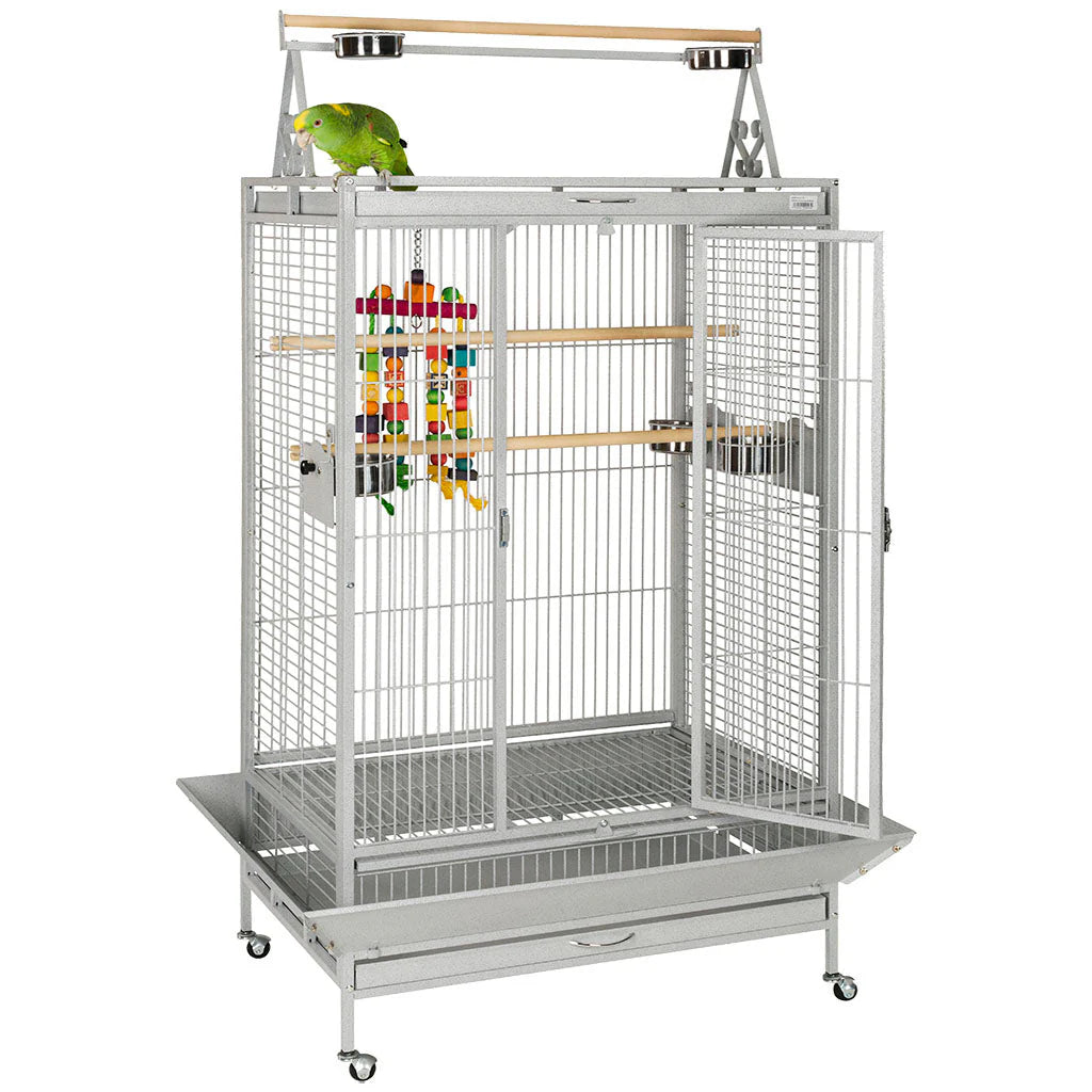 Liberta Cambridge Bird/African Grey Cage Antique/Stone Colour