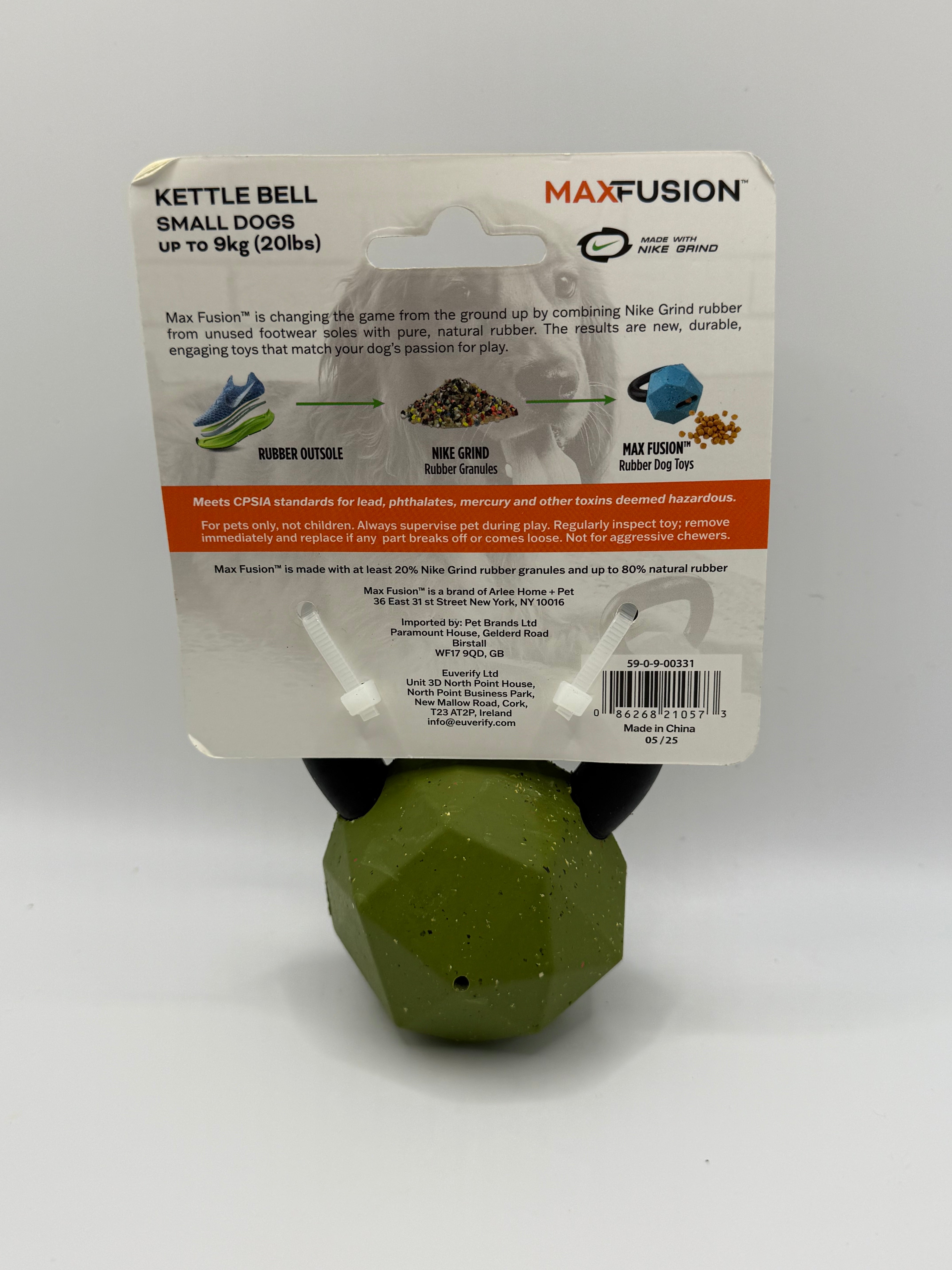 Nike Grind Kettle Bell Dog/Puppy Toy S/M
