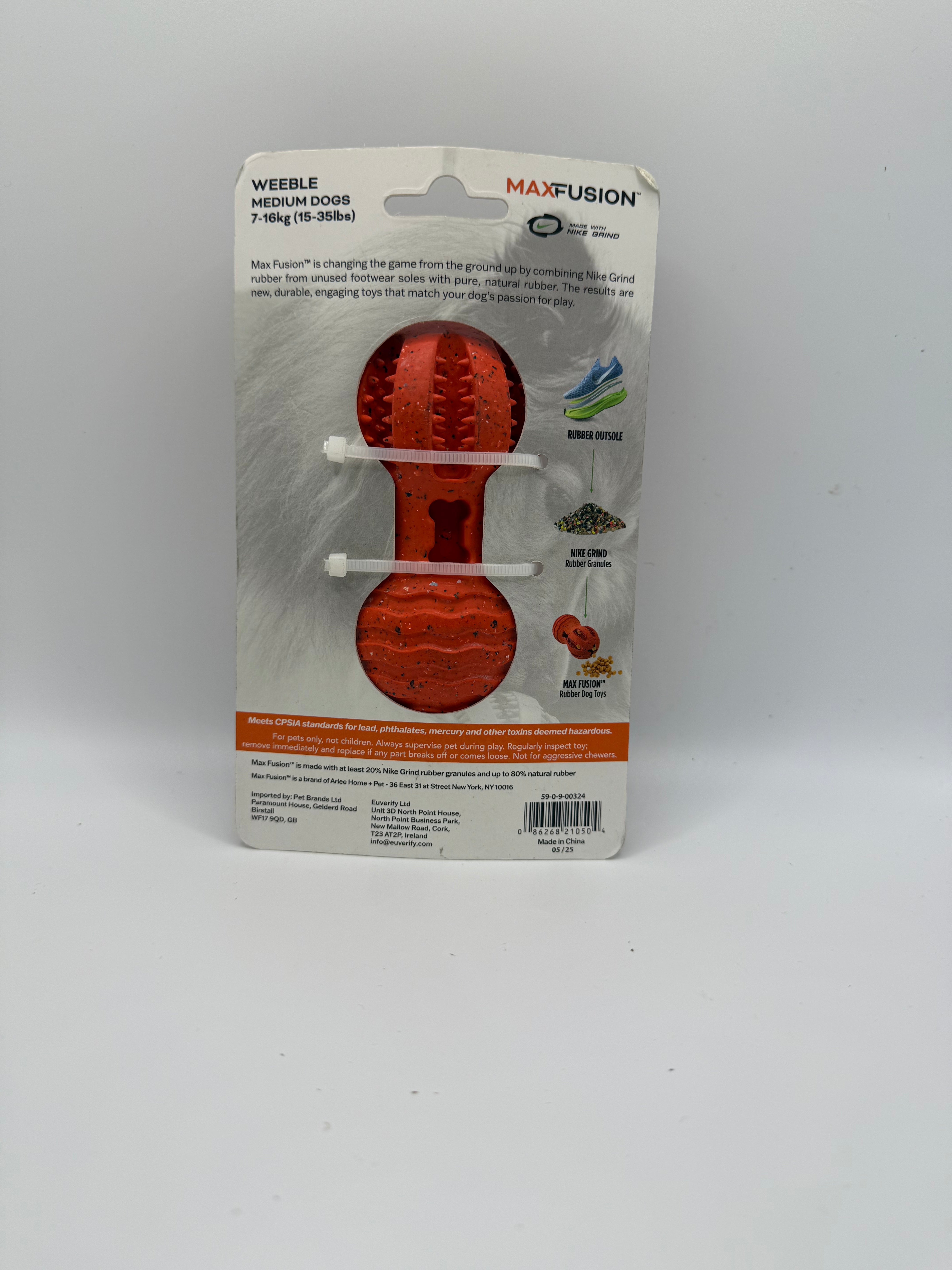 Nike Grind Weeble Dog/Puppy Toy S/M