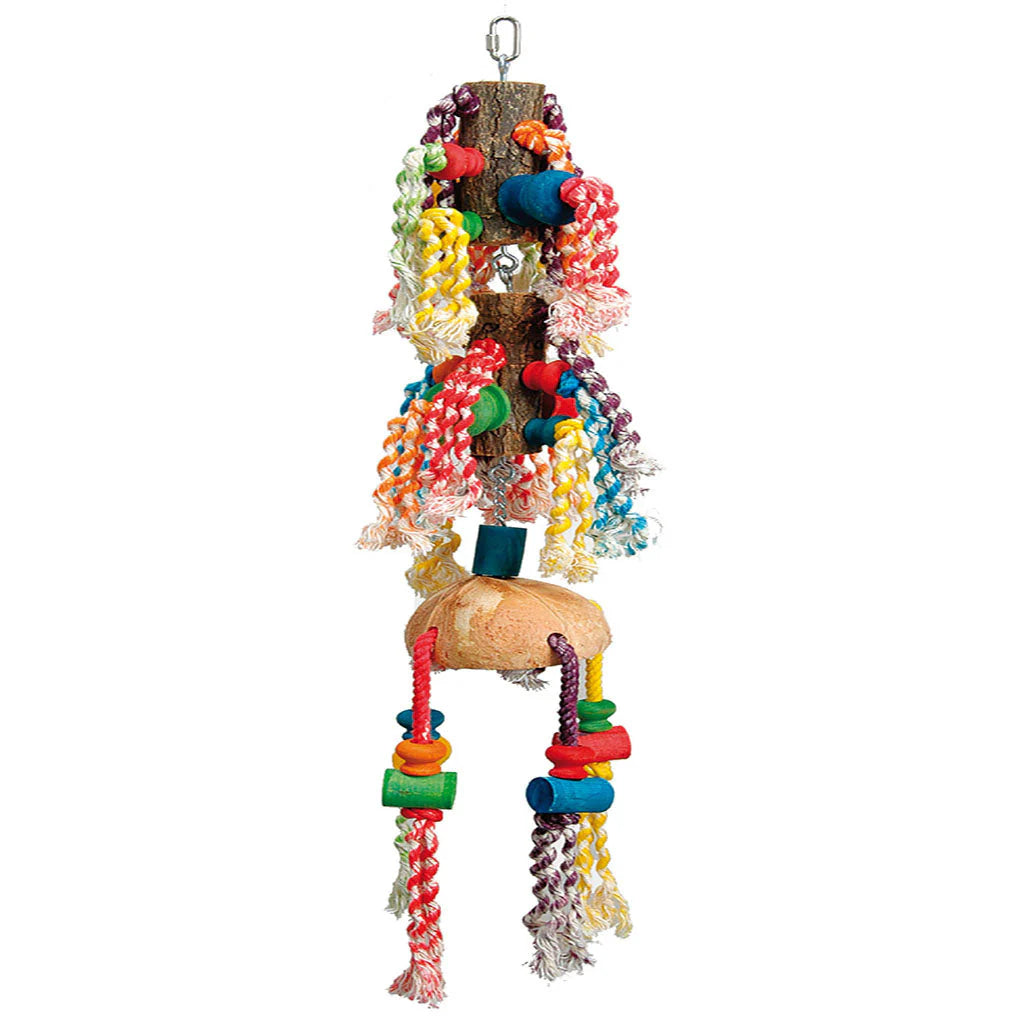 Rainbow Twirl Bird/Macaw/Parrot Toy