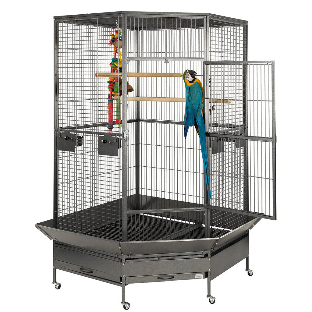 Liberta Raleigh Bird/Macaw/Parrot Cage Antique/Stone Colour