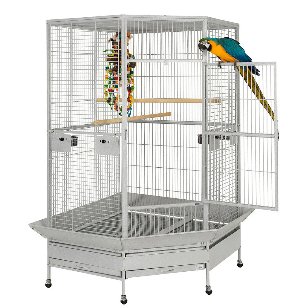 Liberta Raleigh Bird/Macaw/Parrot Cage Antique/Stone Colour