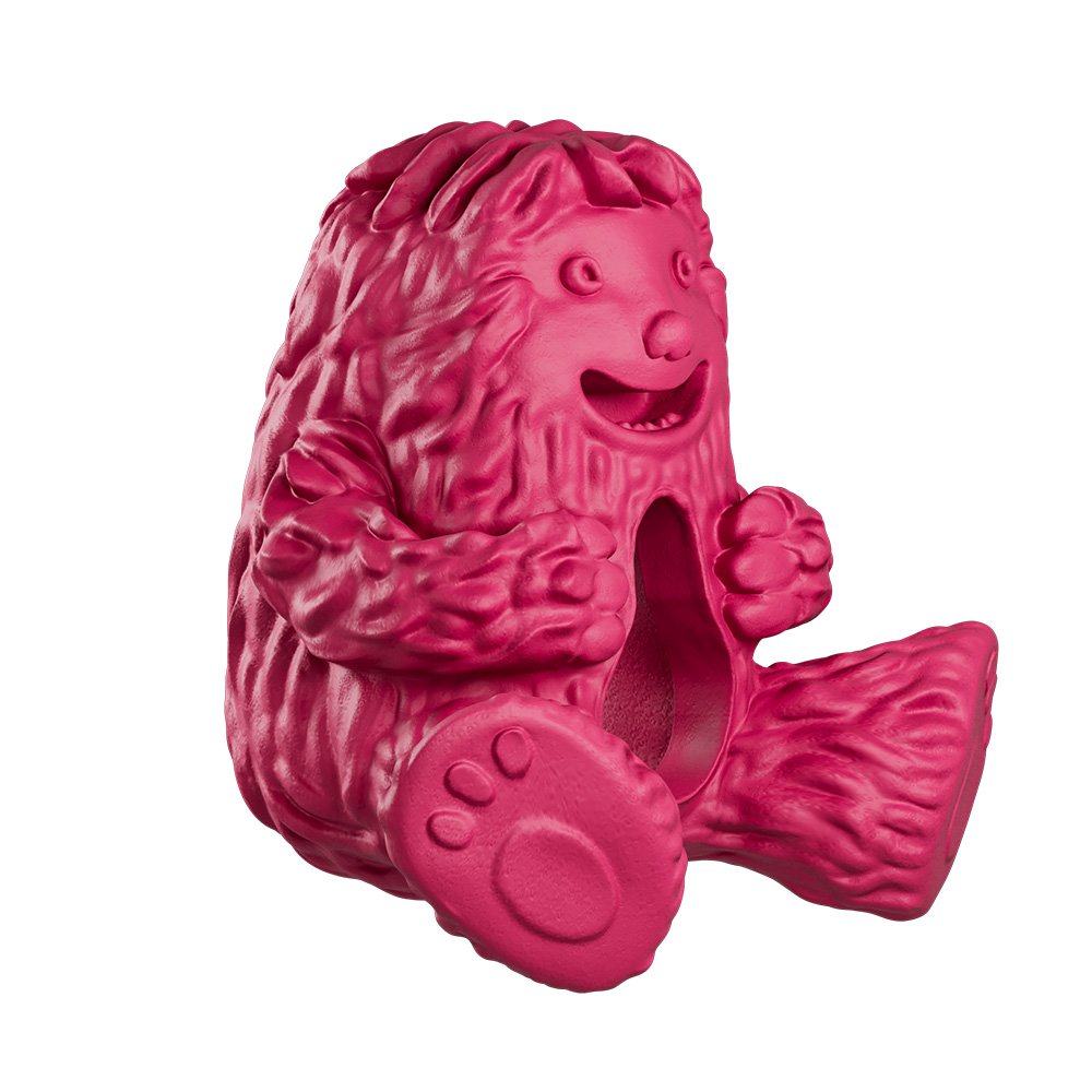 Dogsee Play TreatToy Pink Microwavable Yak Toy