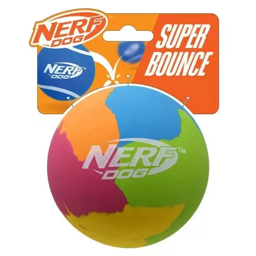 Nerf Dog Rubber Super Bouncy Ball 3.8" Dog/Puppy Teething Toy